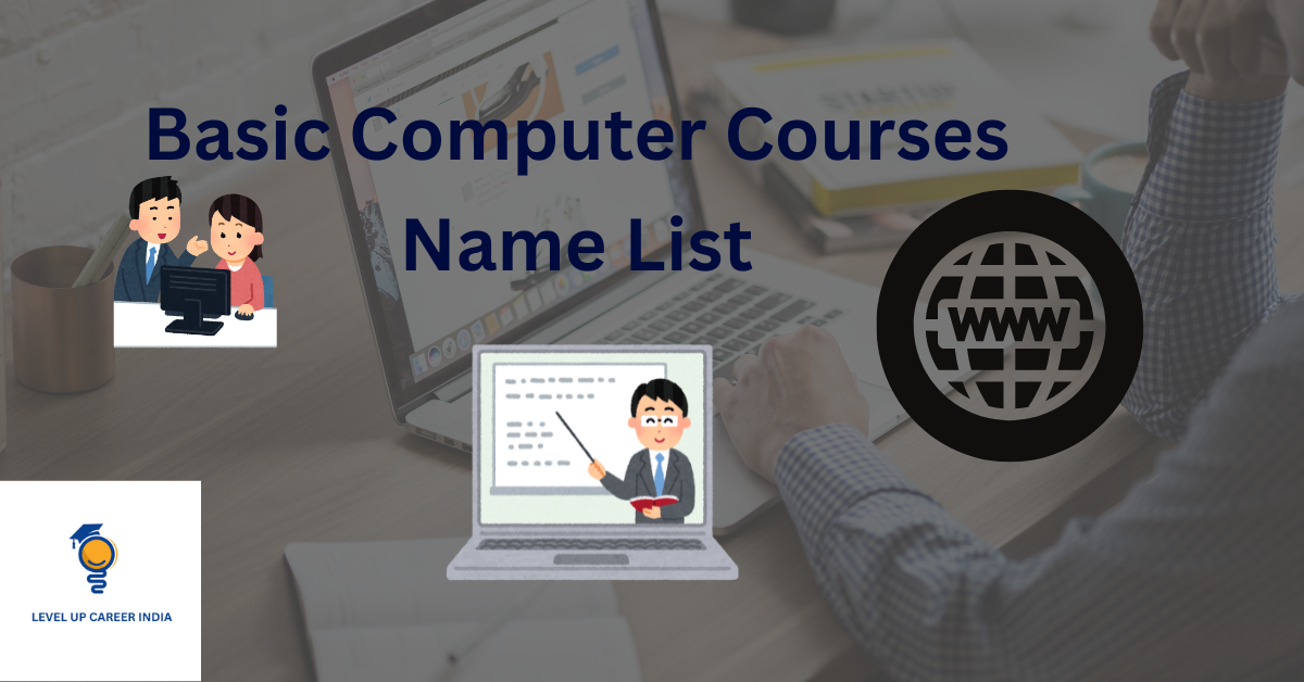 Basic Computer Courses Name List