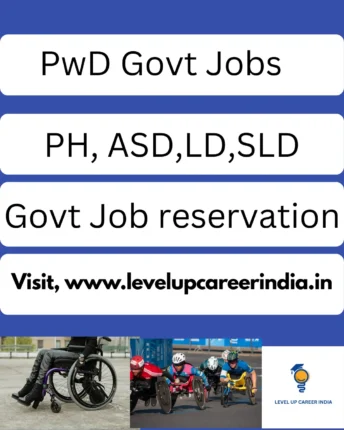 Government jobs for PwBD in India
